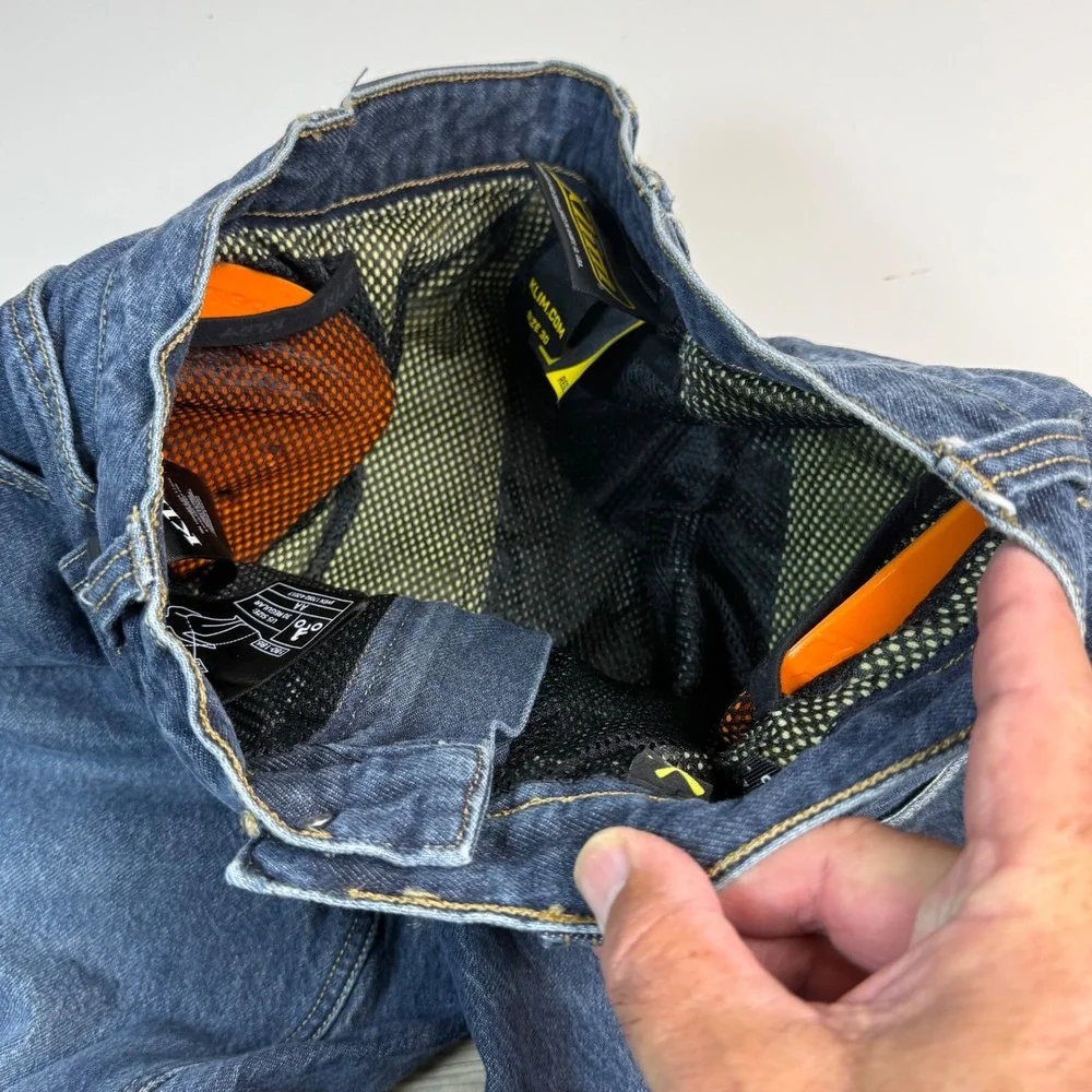 Klim K Fifty 2 Straight Cut Riding Pants Mens 30 Regular Blue Motorcycle Jeans